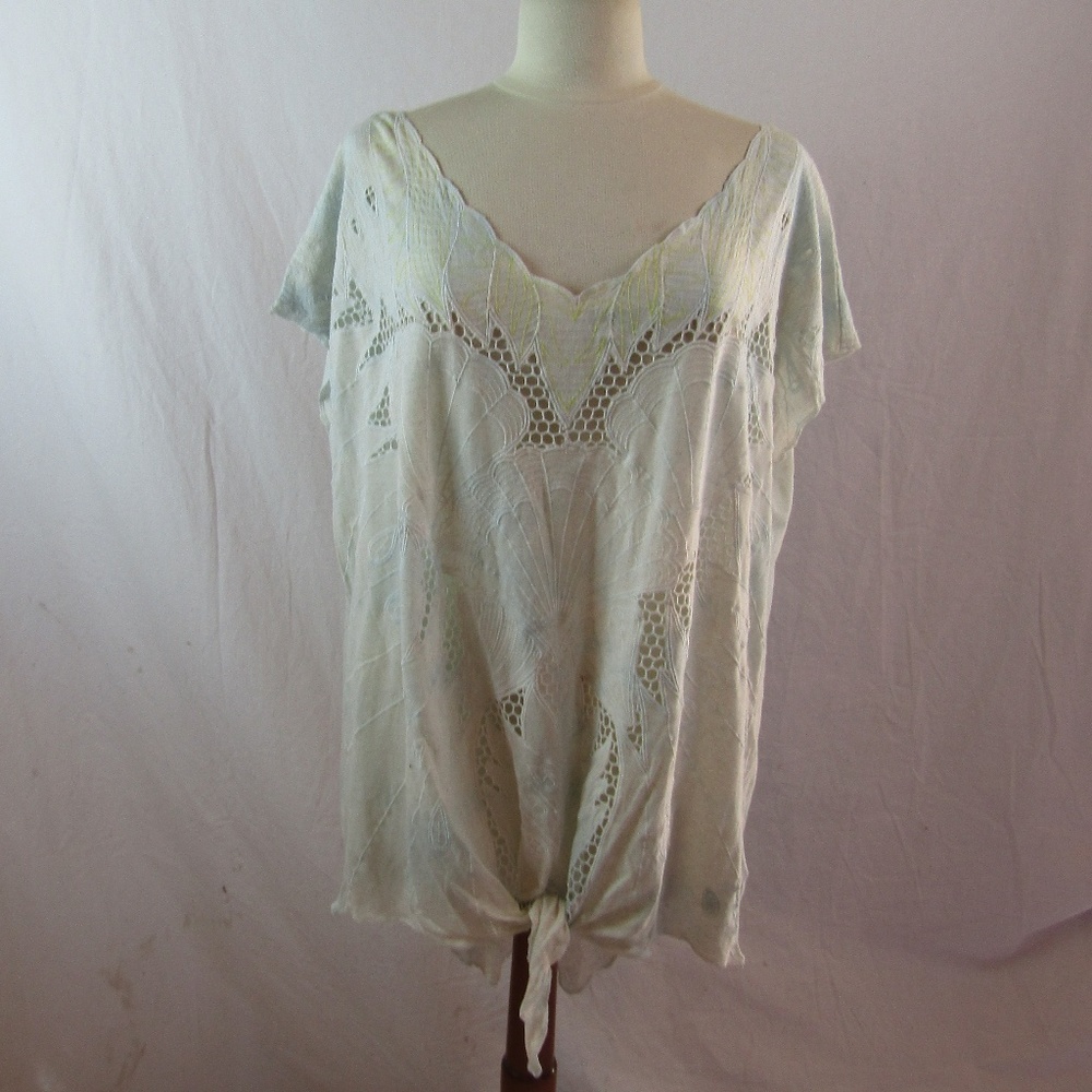 Free People Oversized Tunic Top Sz LEUC